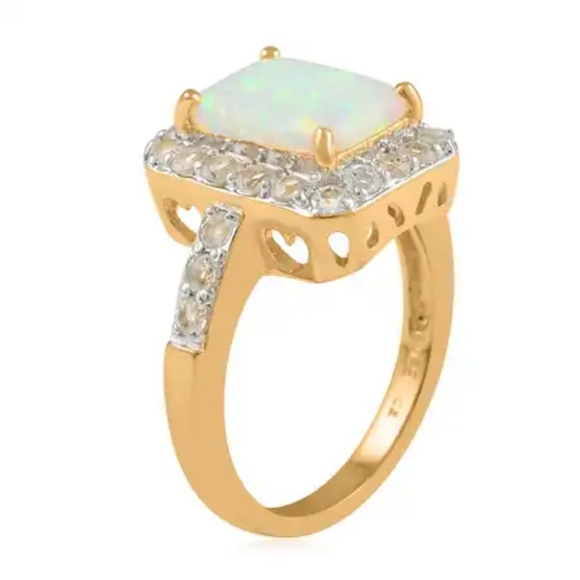 OPAL & SAPPHIRE RING - Picture 4 of 9